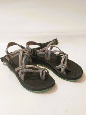 Chaco Sandals Womens 8 Gray Purple Strappy ZX2 Classic J106578 Adjustable Casual